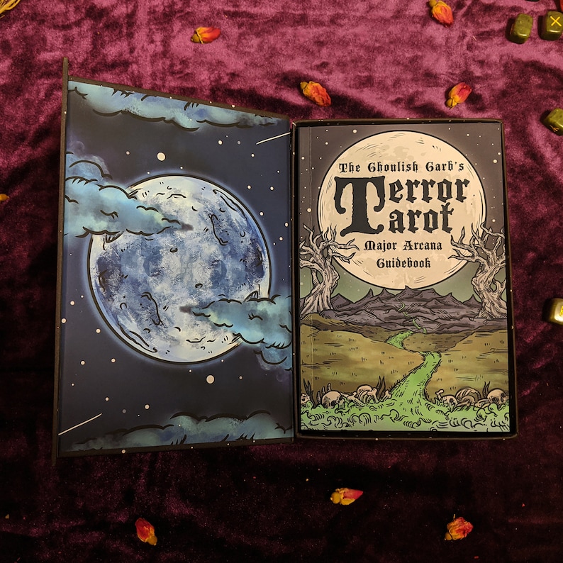 Terror Tarot Deck 23 Card Major Arcana Tarot Card Deck and Guidebook Gothic Halloween Tarot Deck image 7