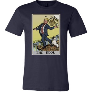 Funny Anti Trump Shirt The Fool Tarot Card Tshirt Feminist Graphic Tees for Women Pagan Witch Clothing Women Political Shirt Women Gifts image 2