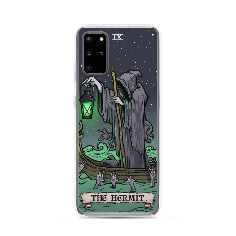 The Hermit Tarot Card Phone Case Samsung Galaxy S24 Plus Ultra S23 S22 S21 S20 FE S10 S10S10e Gothic Phone Case Spooky Phone Case Halloween image 2