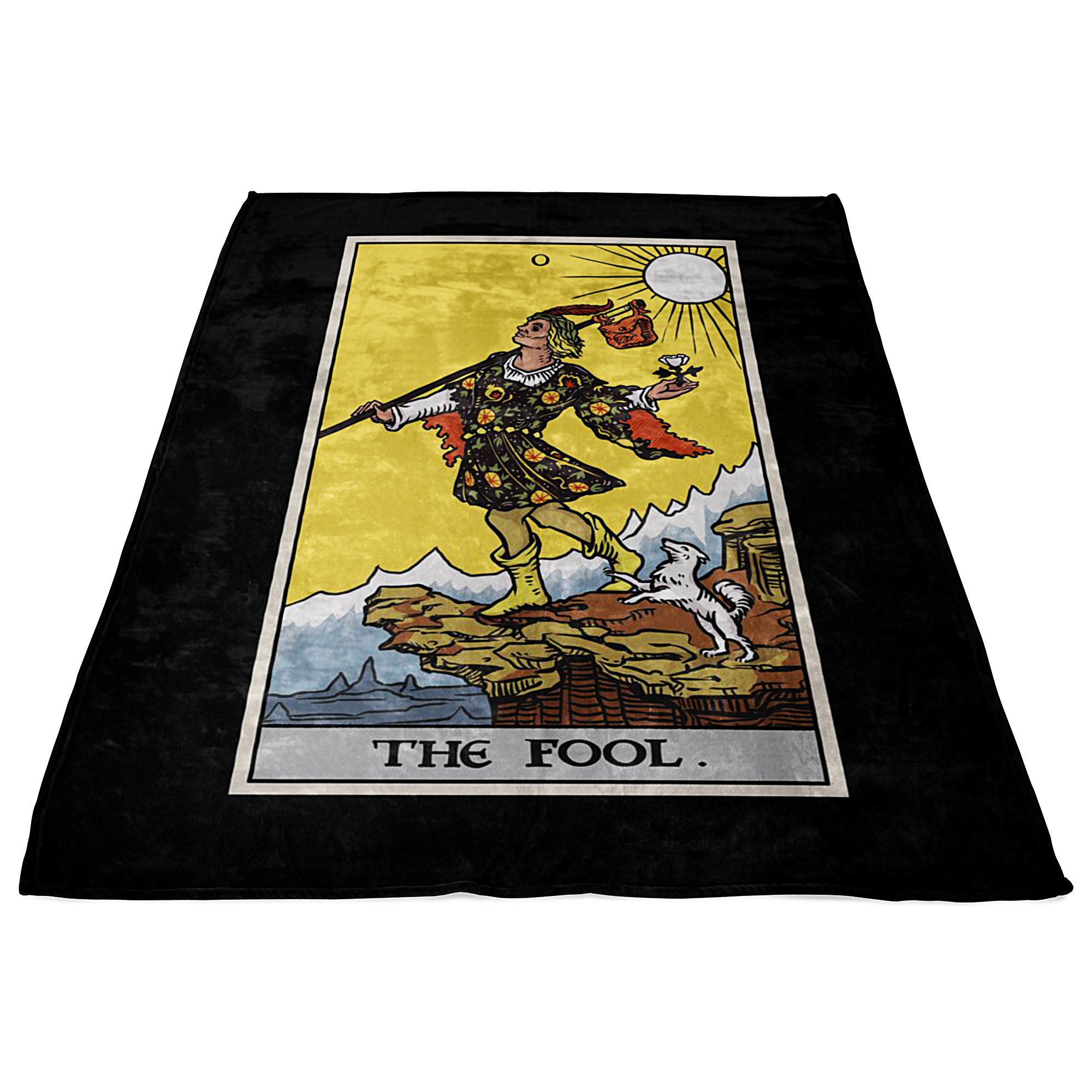 El Tonto Tarot Carta Tiro Manta Renacimiento Tarot Mayor Etsy