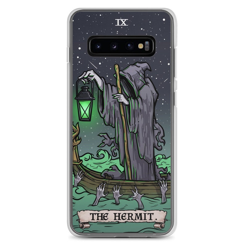 The Hermit Tarot Card Phone Case Samsung Galaxy S24 Plus Ultra S23 S22 S21 S20 FE S10 S10S10e Gothic Phone Case Spooky Phone Case Halloween image 7