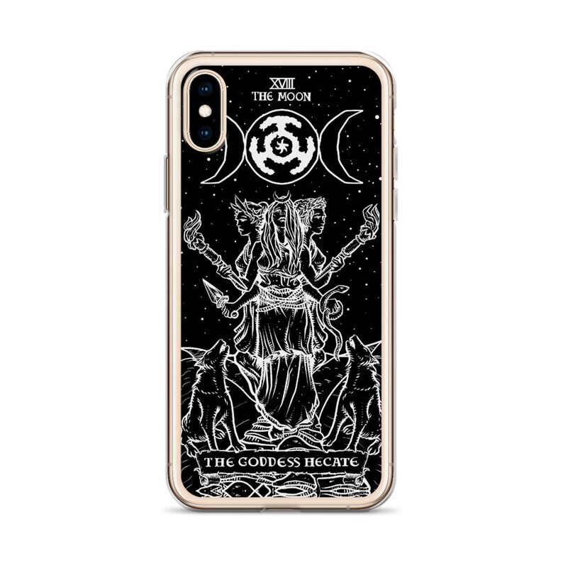 The Goddess Hecate Tarot Card Triple Moon Goddess Hekate Etsy