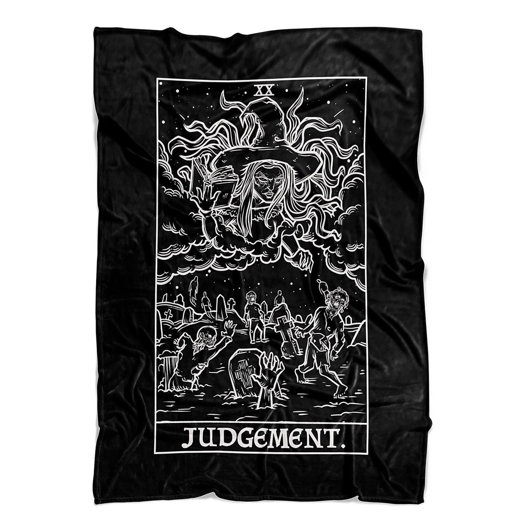 Judgement Tarot Card Blanket Witch Blanket Halloween Home Etsy