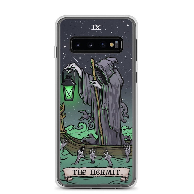 The Hermit Tarot Card Phone Case Samsung Galaxy S24 Plus Ultra S23 S22 S21 S20 FE S10 S10S10e Gothic Phone Case Spooky Phone Case Halloween image 6