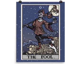 Buy Death Tarot Card Poster Halloween Poster Headless Horseman Online in  India 