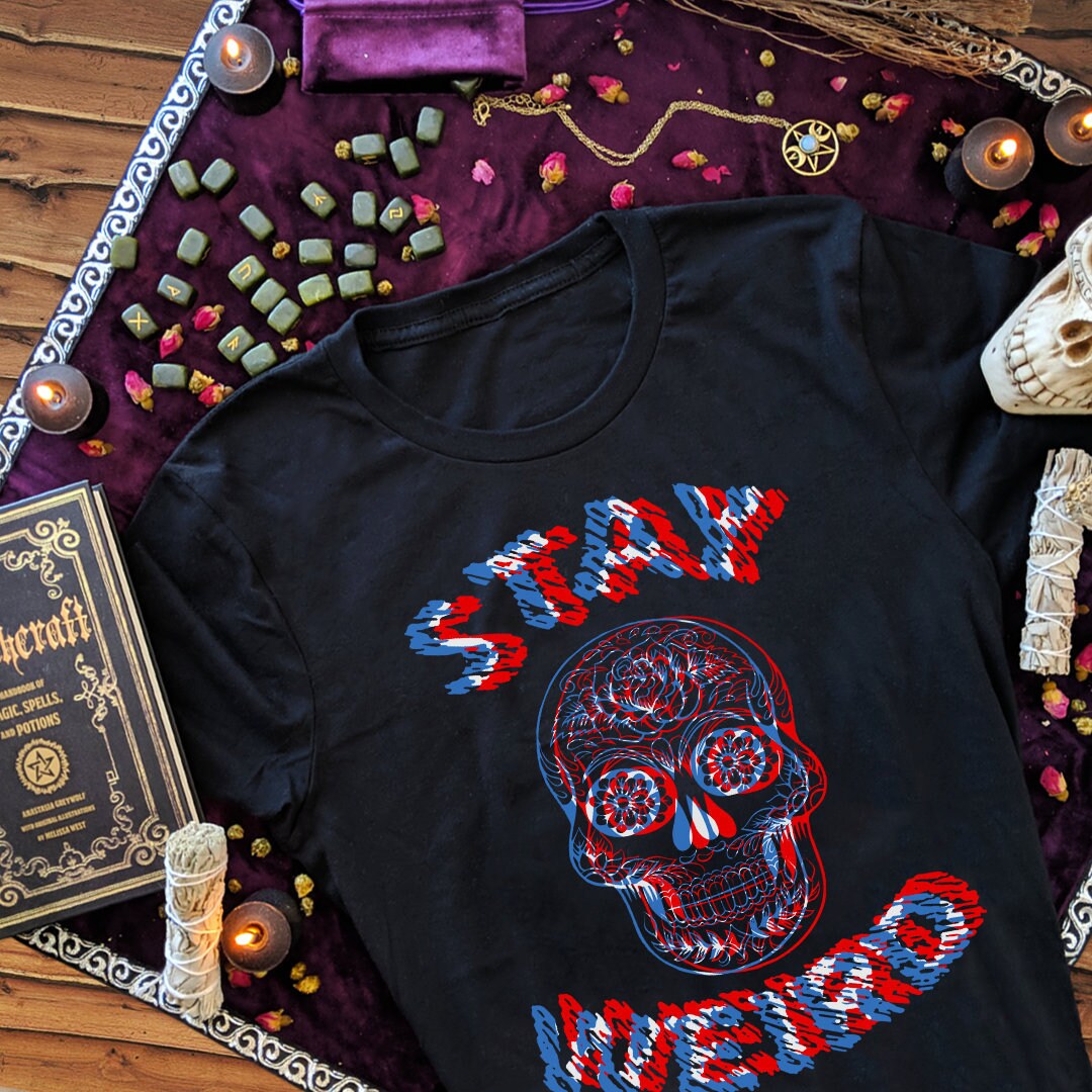 sugar skull t shirt uk