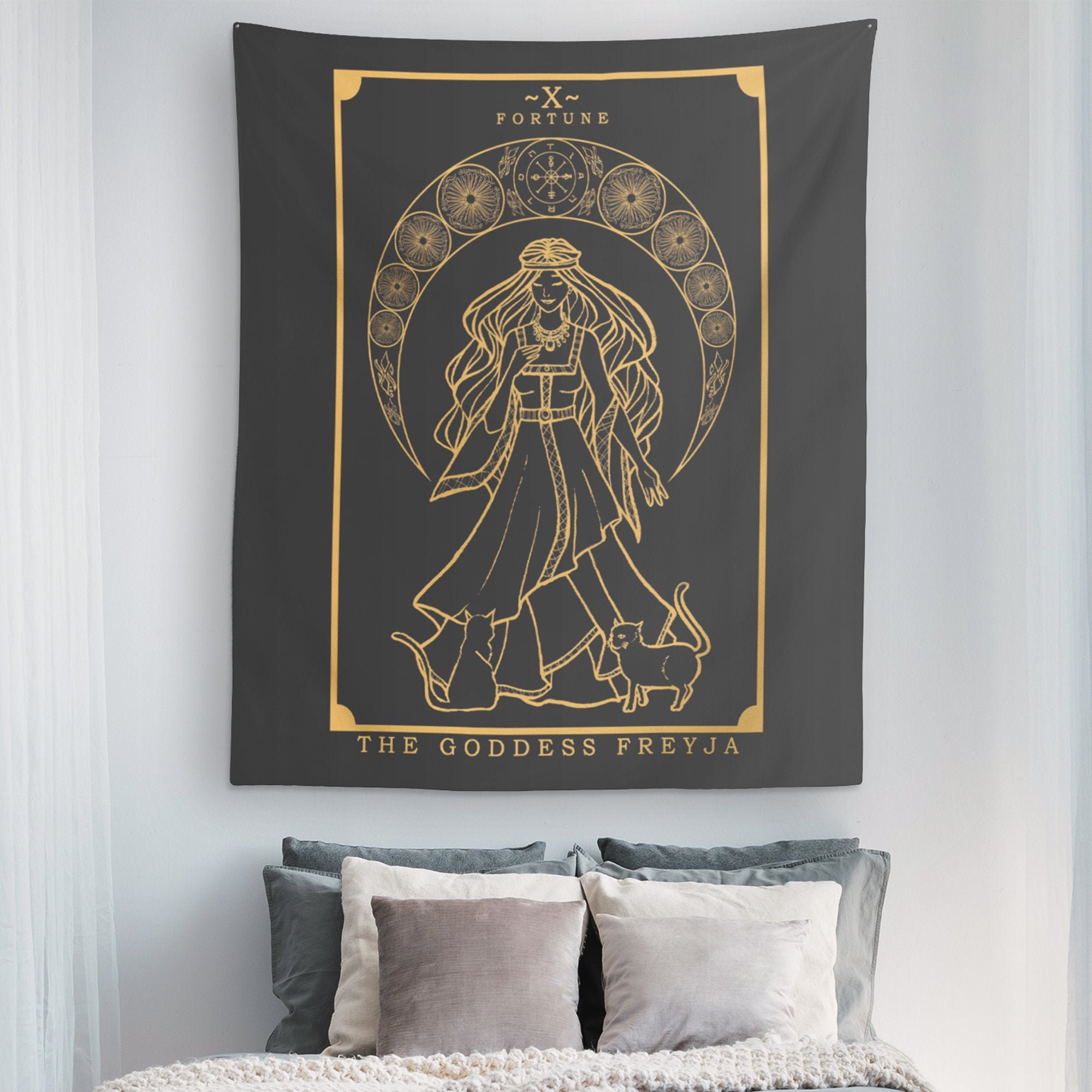 Norse pagan tapestry Etsy 日本 IDUNN -イズン-/Fov