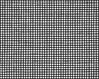 Tissu Westphalie | Vichy mini | noir et blanc | 50 cm