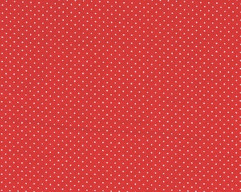 Westphalia fabric | Capri | Dots red | 50cm