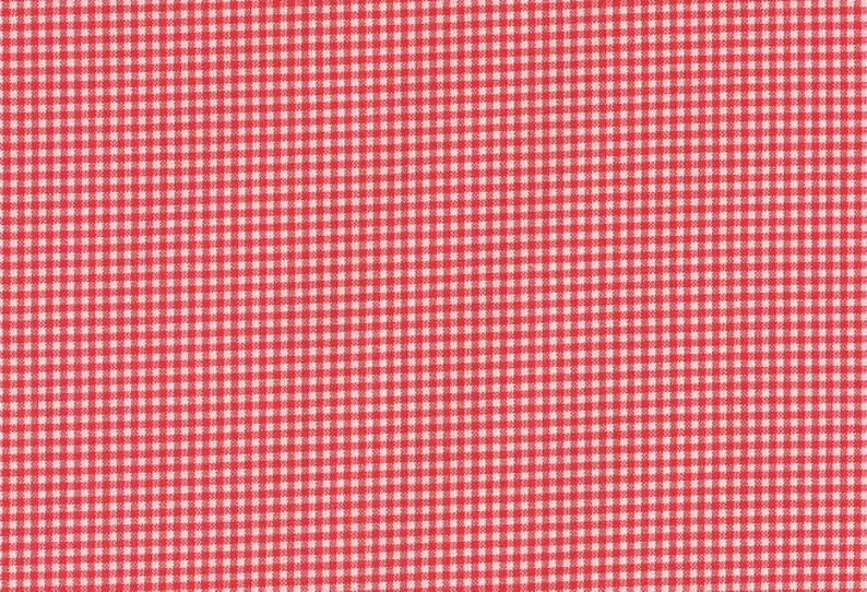 Westfalenstoff Vichy mini red-white 50 cm image 1