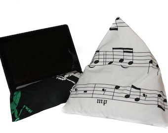 Cockroach - Music Notes Tablet Cushion Tablet Reading Reading Cushion E-Books Support Holder Stand