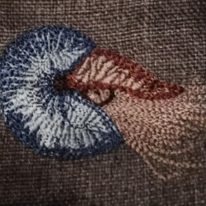 Sea creatures insects embroidery shrimp jellyfish nautilus anglerfish ONLY in combination with a product from my shop image 13