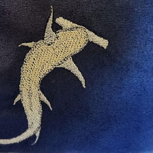 Sea creatures insects embroidery shrimp jellyfish nautilus anglerfish ONLY in combination with a product from my shop image 14
