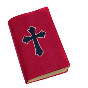 Applikation Kreuz Bucheinband Bibel Gesangbuchhülle Gotteslobeinband Bild 5