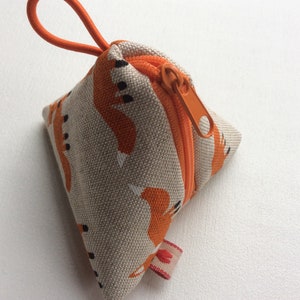 Pacifier bag FUCHS orange/olive image 2