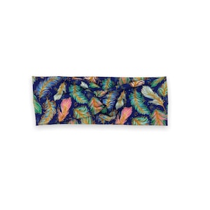 Boho Headband Adult; Stretch Headband; Feather Headband; Comfortable Headband; Twist Headband