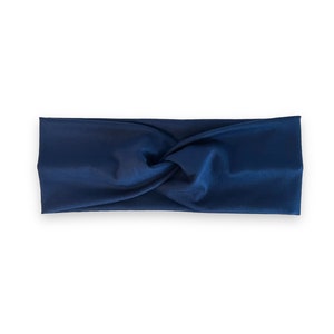 Headband Blue Adult Twist Stretch Headband
