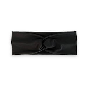Headband Black Adult Twist Stretch Headband