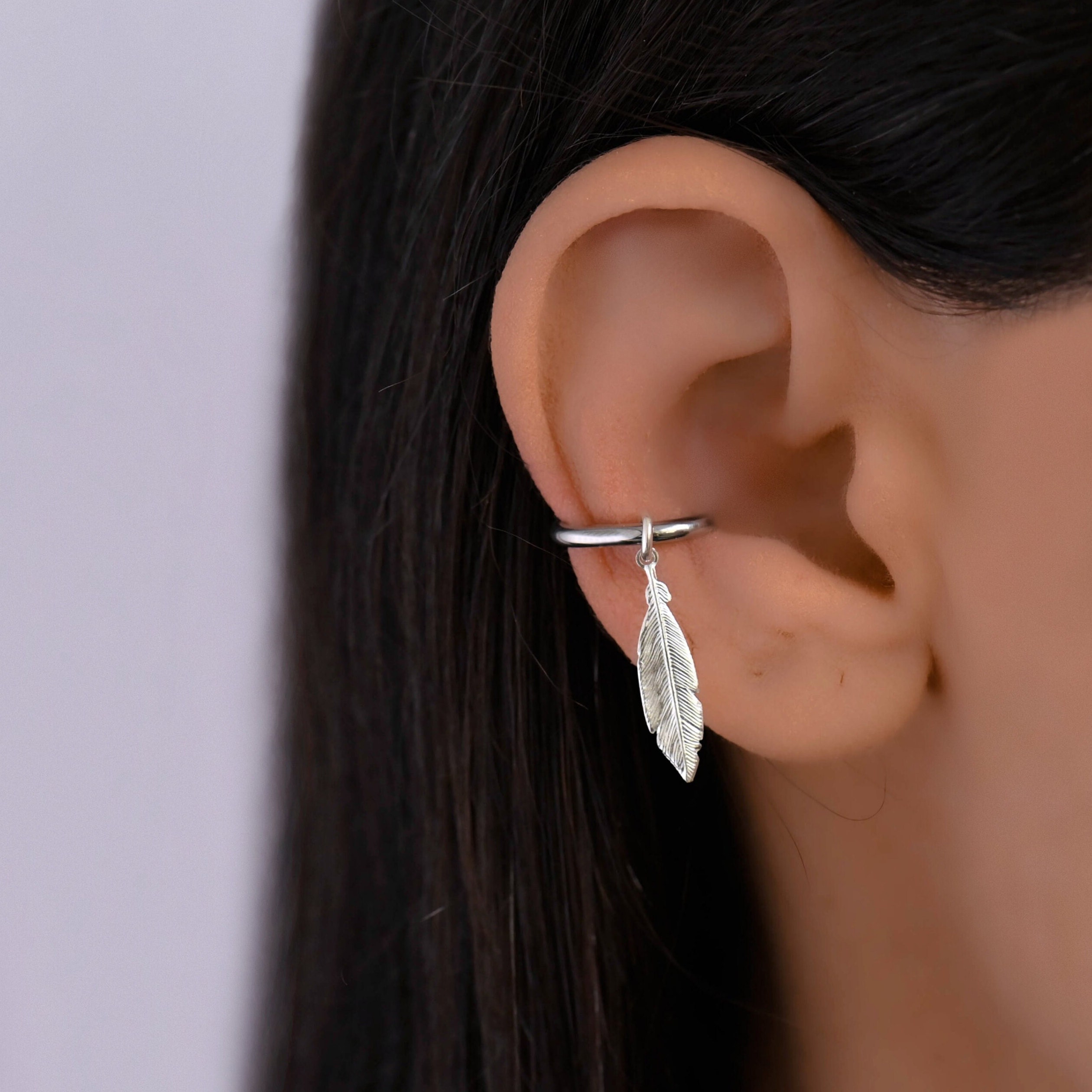 Spike Conch, Conch Hoop Earring, Conch Piercing Hoop, Conch