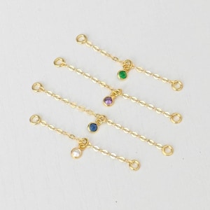 Catena per orecchini pendenti con ciondolo CZ, catena per orecchini, catena per elica, catena a conchiglia, catena per orecchini in oro, piercing per catena di cartilagine, connettore per catena per orecchini