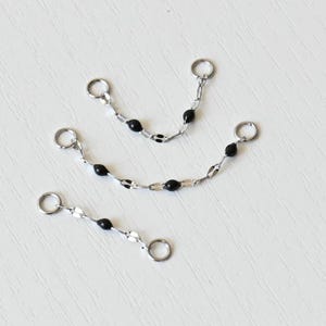 Beaded Ear Chain, Earring Chain, Helix Piercing Chain, Conch Piercing Chain, Cartilage Piercing Chain, Earring Chain Attachment