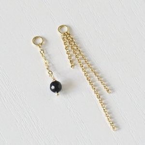 Multi Earring Chain Charms Add On, Earring Chain, Earring Chain Charm Set, Earring Chain, Piercing Chain Charm Set