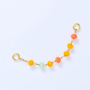 Bead Earring Chain Charm, Earring Chain,Chain Earring Connector, Piercing Chain, Helix Chain, Cartilage Chain Piercing