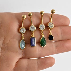 Gold niedlichen Bauchnabelpiercing, Bauchnabel Ringe, baumeln Gold Bauchring, Bauchnabel Ring Gold baumeln, niedliche Bauchnabelringe