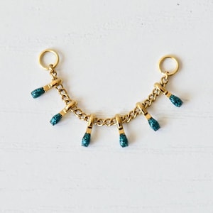 Helix Piercing Chain Charm, Gold Earring Chain, Conch Piercing Chain, Nose Piercing Chain, Double Piercing Chain Attatchment