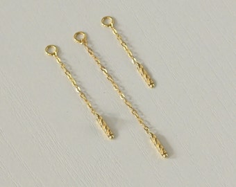 Aggiungi a catena per orecchini, catena per piercing con fascino, ciondolo a catena pendente in oro per piercing, ciondolo per orecchino a catena, catena pendente in oro per piercing