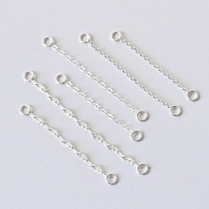Chicearrings, Piercing Chain, Earring Chain, Sterling Silver Piercing Charm, Cartilage Chain Piercing, Conch piercing Chain