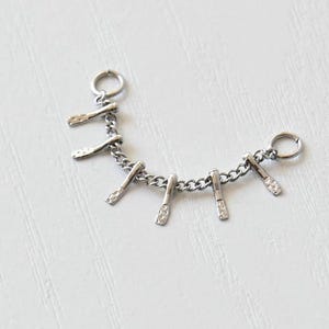 Helix Piercing Kettenanhänger, Piercing-Kette, Ohrring Kette, Conch Piercing Kette, Nasenpiercing Kette, Double Piercing Kettenbefestigung