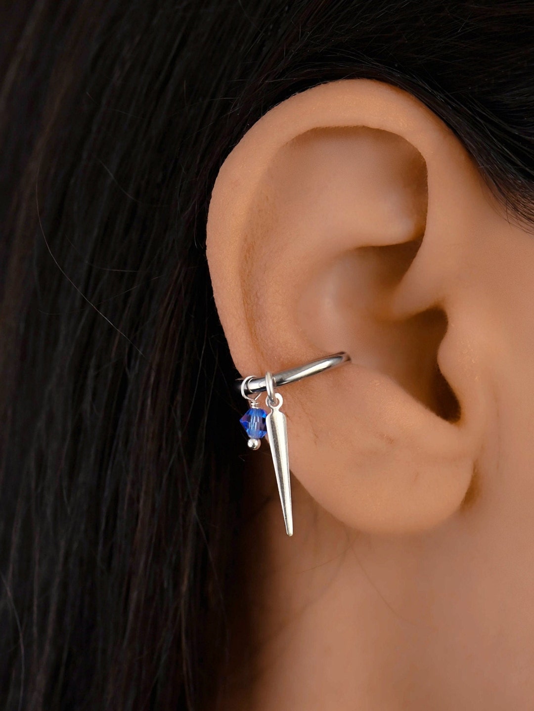 BECOME TREE CONCHO×HOOP PIERCE BECOME TREE CONCHO×HOOP PIERCE FLOWER HOOP EARRINGS, Conch
