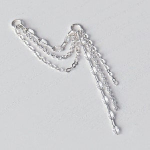 Triple Waterfall Chain, Earring Chain Add On, Piercing Chain, Earring Chain, Helix Chain, Cartilage Chain Piercing, Earring Attatchment