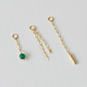 Multi Ohrring Kette Charms hinzufügen, Ohrring Kette, Ohrring Kette Charm Set, Piercing Kette Charm Set