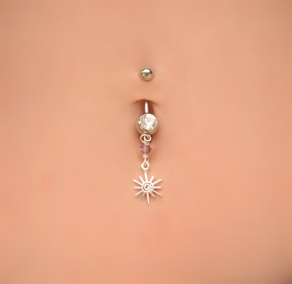 Camera Belly Button Piercing Ring, Photographer Jewelry - Bits off the Beach