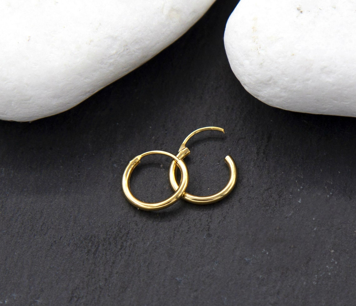 Conch Hoop Gold Conch Earring Hoop Conch Piercing Conch Etsy