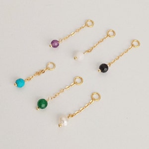 Piercing Gold baumeln Kettenanhänger, Charm Piercing Kette, Ohrring Kette hinzufügen, Ketten Ohrring Charme, Gold baumeln Kette für Piercing