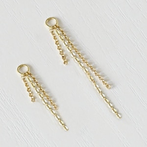 Piercingketting met meerdere kettingen, oorbelketting, oorbelketting bedel toevoegen, bengelen gouden ketting bedel, kraakbeenketting, piercingsieraden