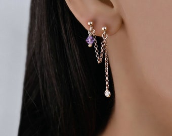 Double Piercing Earring Chain, Double Piercing, Double