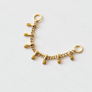 Cadena para piercing de oro Helix, cadena para piercing, cadena para pendientes, cadena para piercing de caracola, cadena para piercing de nariz, accesorio de cadena para piercing doble