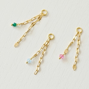 Charm Piercing Kette, Ohrring Kette hinzufügen, Ohrring Kette, Dangle Multi Tassel Ohrring Charm, Ohrring Kette Crystal