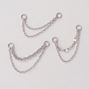 Industrial Piercing Chain, Earring Chain, Helix Piercing Chain, Conch Piercing Chain, Earring Chain Attachment, Industrial Piercing Jewelry