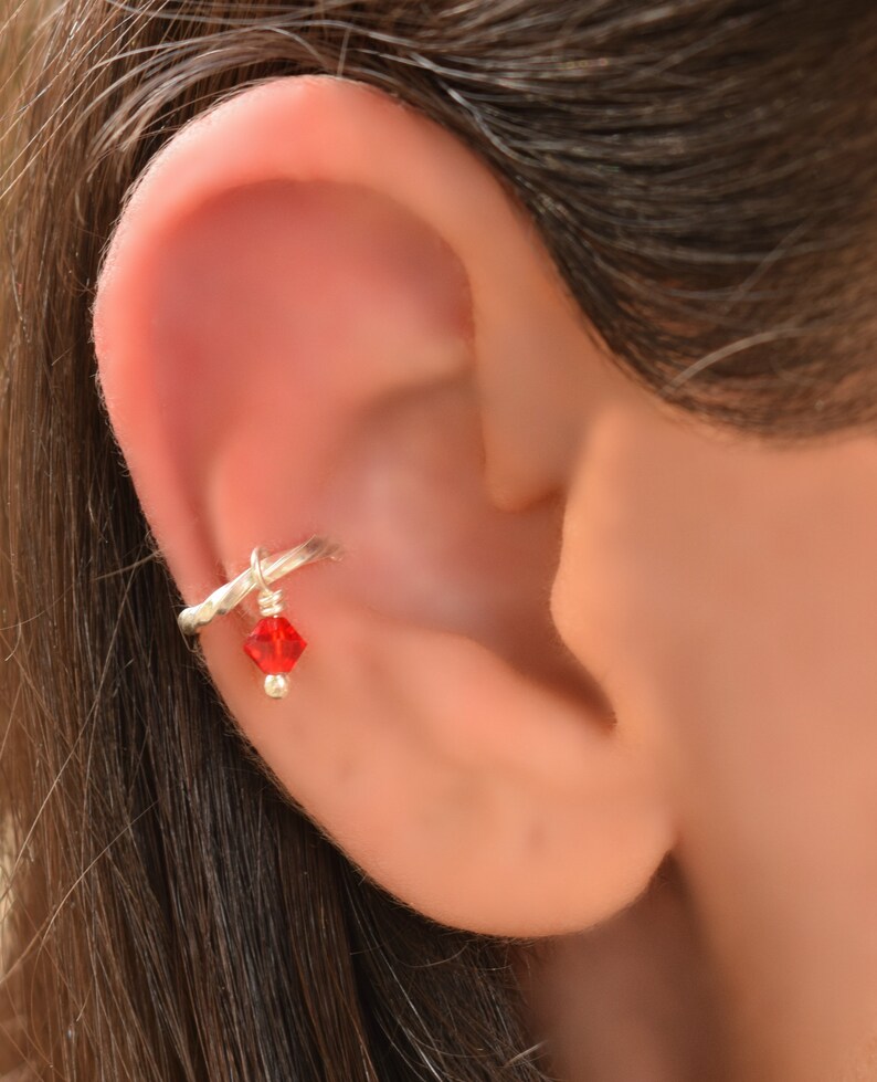 Ear Cuff Earrings Hoop Ear Cuff Ear Cuff Piearcing Cartilage Earrings Hoop Cartilage Piercing Sterling Silver Ear Cuff Sterling Silver