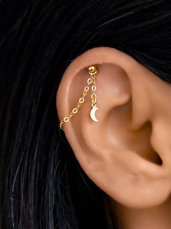 Cartilage chain deals earring