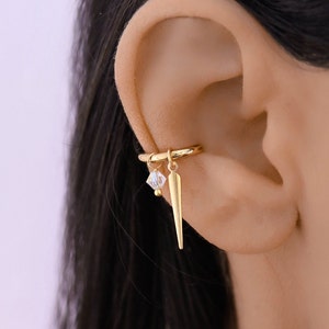 Piercing a cerchio a forma di conchiglia, piercing a conchiglia, orecchino a cerchio a forma di conchiglia con ciondolo, piercing a cerchio con ciondolo per cartilagine, gioielli a forma di conchiglia