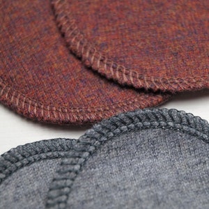 Patchs de laine en tricot de laine mérinos pour réparer des vêtements en laine et soie de laine 1 paire 2 pièces image 5