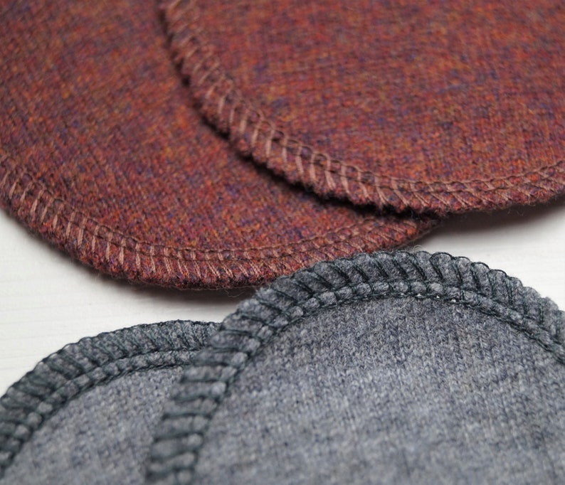 Wool patches made of Merino wool knit for repairing clothes made of wool and wool silk 1 pair 2 pieces image 5