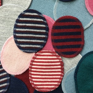 Wool patches made of wool knit for repairing clothes made of wool and wool silk 1 pair 2 pieces image 3
