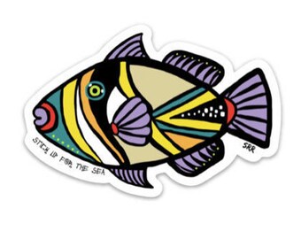 Humu Humu Triggerfish Sticker